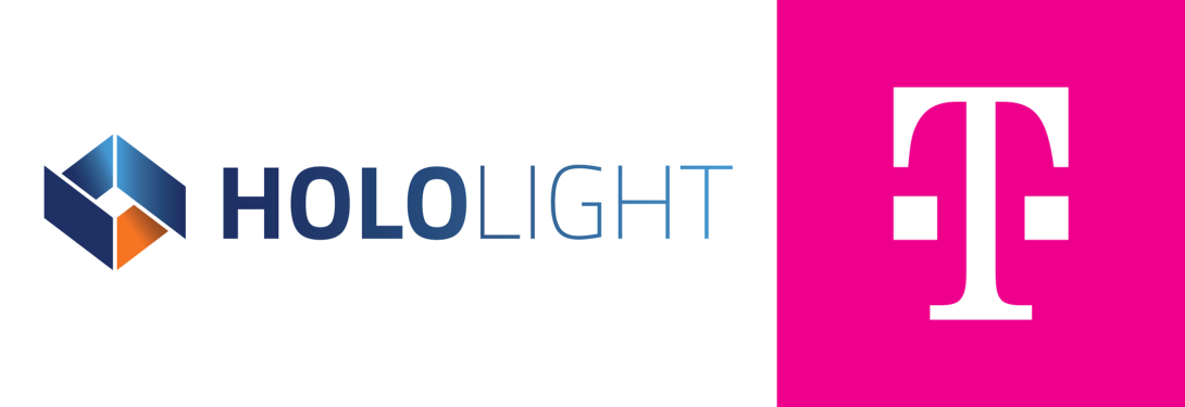 Hololight and Telekom logos